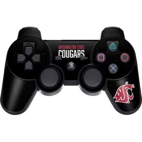 Skinit Decal Gaming Skin Compatible with PS3 Dual Shock Wireless Controller - Officially Licensed College Cougars Washington State Design