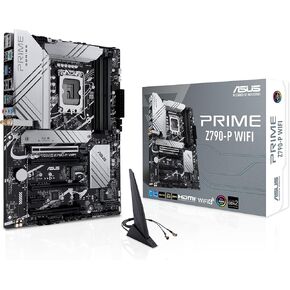 ASUS Prime Z790-P WiFi LGA 1700(Intel® 13th &12th Gen) ATX Motherboard (PCIe 5.0,DDR5,14+1 Power Stages,3X M.2,WiFi 6,Bluetooth v5.2,2.5Gb LAN, USB 3.2 Gen 2 Type-C®, Thunderbolt™ 4/USB4) (Renewed)