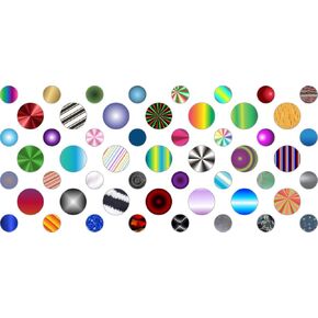 StickerTalk Variety Camera Dots Webcam Covers, 1 Sheet of 32 Stickers at 0.25 inches Diameter, 21 Stickers at 0.375 inches Diameter.