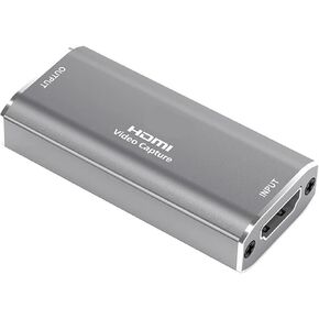FB Camera Live Video Capture Card HDMI إلى USB 3.0 4KHD مسجل فيديو Grabber 4K60Hz للكمبيوتر تبديل البث المباشر PS4 (FB-VC1 1080P30Hz)