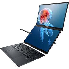 Mavark New Zenbook Duo Dual 14" 3K OLED Touch Screen Laptop Intel Ultra 9 285H Stylus Pen 2 Years CPS Warranty Win 11 Pro UX8406CA-PS99T (Ultra 9|4TB SSD|32GB RAM)