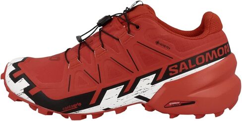 SALOMON Speedcross 6, Men's Sneaker, Fiery Red Black White, 9.5 AU in Saudi Arabia