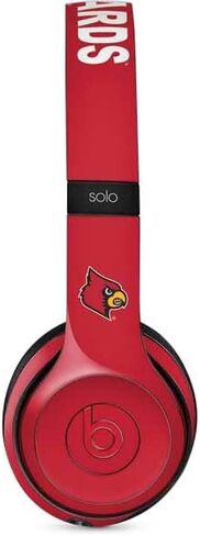 Skinit Decal Audio Skin Compatible with Beats Solo 3 Wireless - Officially Licensed University of Louisville Go Cards Design in Kuwait