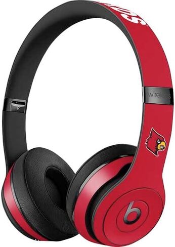 Skinit Decal Audio Skin Compatible with Beats Solo 3 Wireless - Officially Licensed University of Louisville Go Cards Design in Kuwait