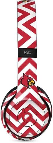 Skinit Decal Audio Skin Compatible with Beats Solo 3 Wireless - Officially Licensed University of Louisville Go Cards Design in Kuwait