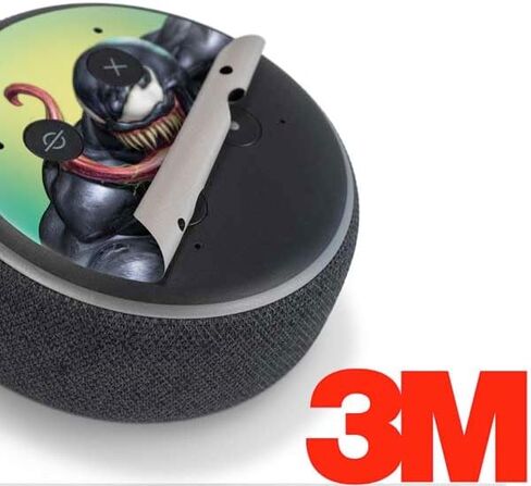 Skinit Skinit Audio Audio Skin متوافق مع Amazon Echo Dot 3 - تصميم Symbiote Marvel المرخص رسميًا in Kuwait