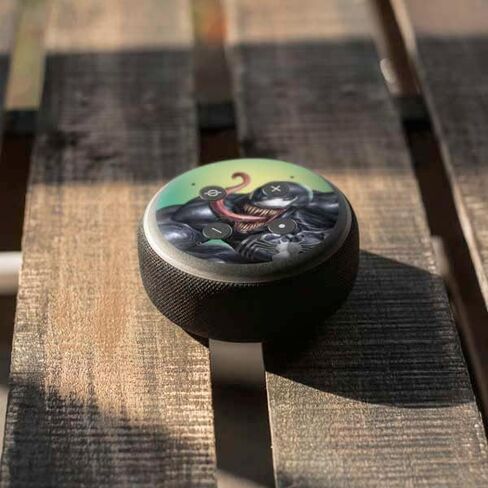 Skinit Skinit Audio Audio Skin متوافق مع Amazon Echo Dot 3 - تصميم Symbiote Marvel المرخص رسميًا in Kuwait