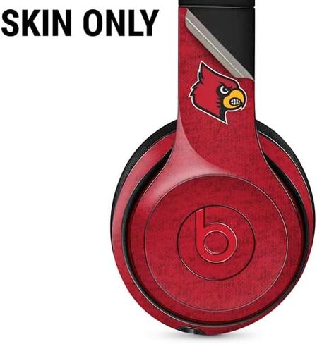 Skinit Decal Audio Skin Compatible with Beats Solo 3 Wireless - Officially Licensed University of Louisville Go Cards Design in Kuwait