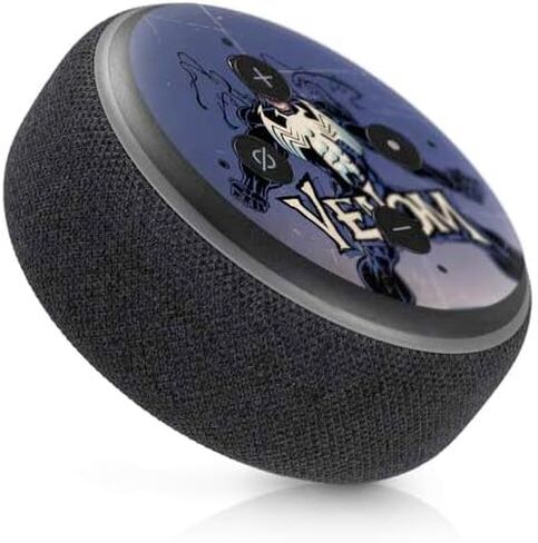 Skinit Skinit Audio Audio Skin متوافق مع Amazon Echo Dot 3 - تصميم Symbiote Marvel المرخص رسميًا in Kuwait