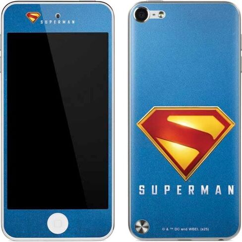 Skinit MECAL MP3 Player Skin متوافق مع iPod Touch (5th Gen & 2012) - Superman 2025 Classic Superman Shield Desblem Design in Kuwait