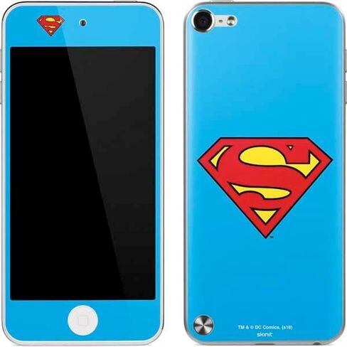 Skinit MECAL MP3 Player Skin متوافق مع iPod Touch (5th Gen & 2012) - Superman 2025 Classic Superman Shield Desblem Design in Kuwait