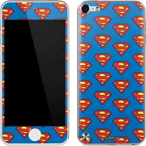 Skinit MECAL MP3 Player Skin متوافق مع iPod Touch (5th Gen & 2012) - Superman 2025 Classic Superman Shield Desblem Design in Kuwait