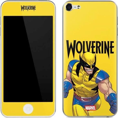 Skinit Decal MP3 Player Skin Compatible with iPod Touch (6th Gen 2015) - Officially Licensed Marvel X-Men Wolverine Vs Sabretooth Design in Kuwait
