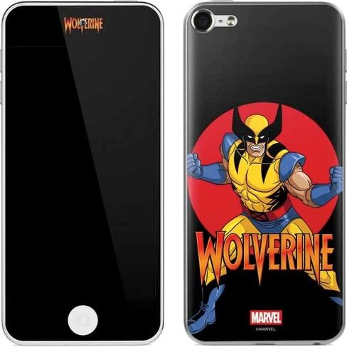 Skinit Decal MP3 Player Skin Compatible with iPod Touch (6th Gen 2015) - Officially Licensed Marvel X-Men Wolverine Vs Sabretooth Design in Kuwait