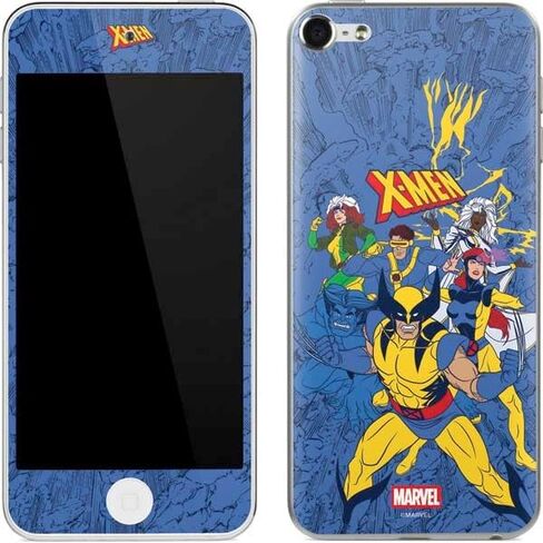 Skinit Decal MP3 Player Skin Compatible with iPod Touch (6th Gen 2015) - Officially Licensed Marvel X-Men Wolverine Vs Sabretooth Design in Kuwait