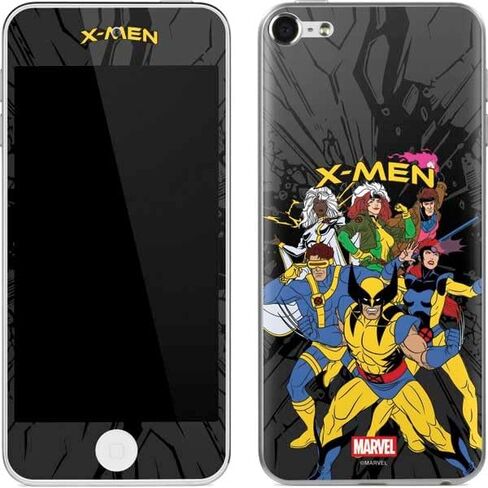 Skinit Decal MP3 Player Skin Compatible with iPod Touch (6th Gen 2015) - Officially Licensed Marvel X-Men Wolverine Vs Sabretooth Design in Kuwait