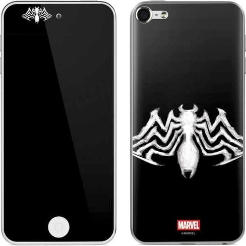 Skinit MECAL MP3 Player Skin متوافق مع iPod Touch (6th Gen 2015) - تصميم Marvel Venom Symbiote المرخص رسميًا in Kuwait