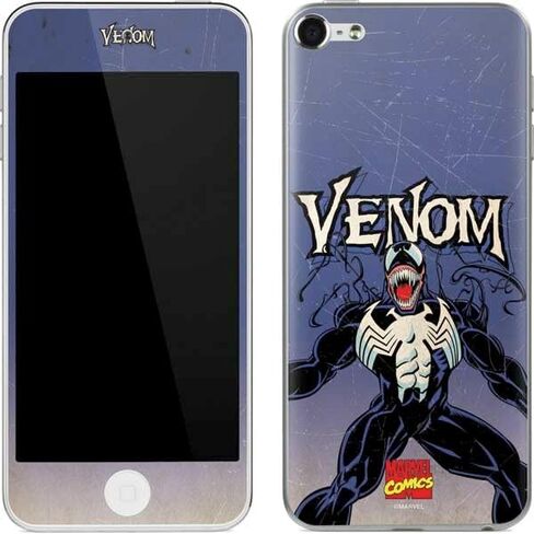 Skinit MECAL MP3 Player Skin متوافق مع iPod Touch (6th Gen 2015) - تصميم Marvel Venom Symbiote المرخص رسميًا in Kuwait
