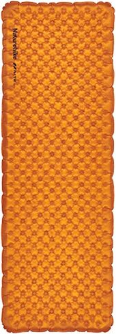NatureHike Fltralight Doed Fad With R5.8 ، 3.2in shicked shicked tabledable double sleeping for themping ، المشي لمسافات طويلة ، التسلق مع حقيبة قابلة للنفخ (الفضة-الحركية) in Saudi Arabia