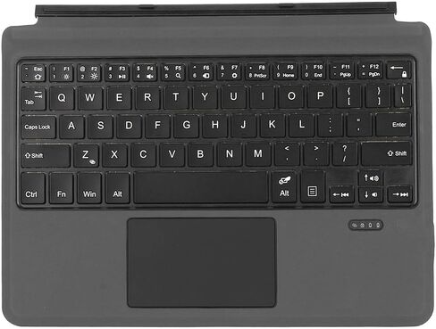 Wireless Keyboard for Surface Go 3/2/1, Ultra Slim Portable Bluetooth Keyboard with Touchpad, Detachable Key Board Backlit with PU Leather (7-Color Backlit) in Saudi Arabia