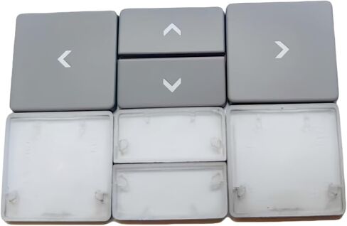 Replacement Keycap Keys Full Set of Key Cap Compatible for Surface Pro 8/9/X 1983 1982 2038 1996 1997 1876 Keyboard 2021-2023 Year (Gray) in Saudi Arabia