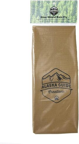 Alaska Guide Creations Camo Bino Shield | غطاء خفيف الوزن لأي حزمة AGC Bino | حزمة صدر مناظرة حماية بالماء (ذئب بني) in Kuwait