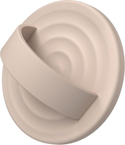 Magnetic Phone Ring Grip Holder, Silicone Finger Loop Grip, Compatible with MasSafe, Back of Phone for iPhone Pro Max/Plus/16/15/15/14/13/12 Series, Light Brown in Kuwait