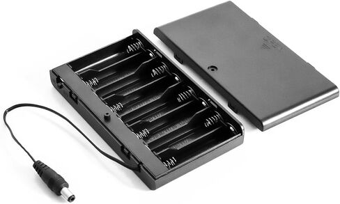 4-AA Battery Holder with 5V USB Port, Portable Power Supply for LED Strip Lights and DIY Electronics Projects in Saudi Arabia