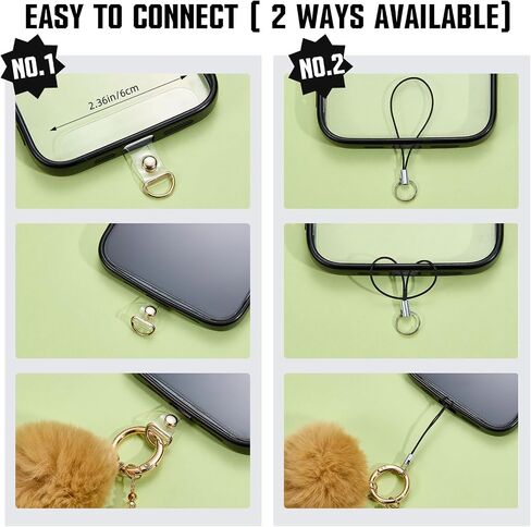 BEEFLYING Beaded Phone Charm Wrist Strap for Case in Kuwait