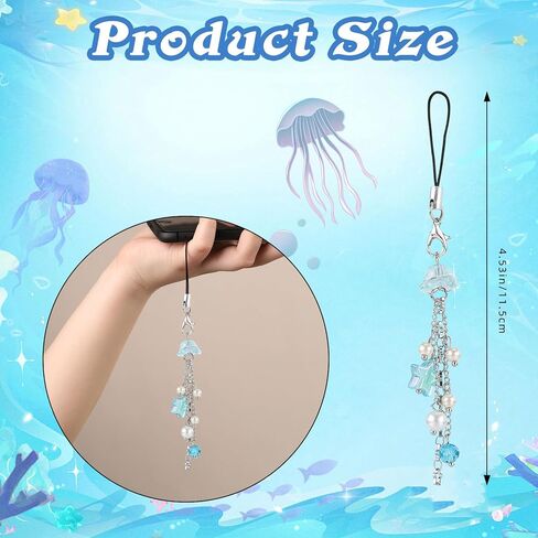 Ornaland 2 PCS Charm Charm Strap Y2K سلسلة سحر الهاتف لطيف للاشتعال على حذائب المفاتيح كاميرات محفظة قلادة الديكور in Kuwait