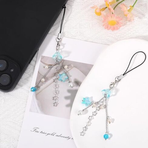 Ornaland 2 PCS Charm Charm Strap Y2K سلسلة سحر الهاتف لطيف للاشتعال على حذائب المفاتيح كاميرات محفظة قلادة الديكور in Kuwait