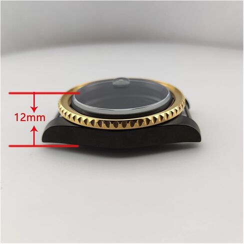 NH35 Case 40mm Watch Case Add Add Ceramic Bezel Fit NH35 NH36 Movement Case (No.6) in Kuwait