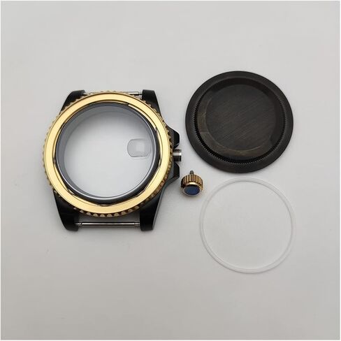 NH35 Case 40mm Watch Case Add Add Ceramic Bezel Fit NH35 NH36 Movement Case (No.6) in Kuwait