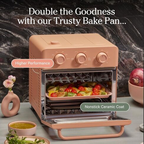 Our Place Wonder Oven Essentials Kit | Extra Air Fryer Basket & Nonstick Ceramic-Coated Bake Pan | Oven Safe, Eco-Friendly | Steam in Saudi Arabia