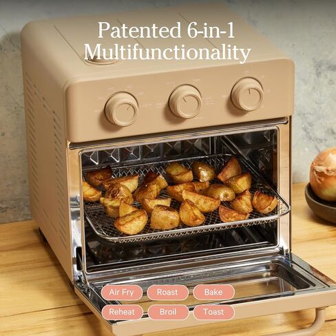 Our Place Wonder Oven Essentials Kit | Extra Air Fryer Basket & Nonstick Ceramic-Coated Bake Pan | Oven Safe, Eco-Friendly | Steam in Saudi Arabia