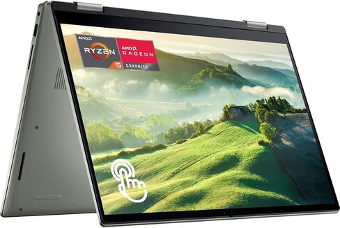 Dell Inspiron 14 2-in-1 Touchscreen Laptop - w/Office Lifetime License • 14" FHD+ Display • Windows 11 Pro • Core 5 120U(Beats i7-1355U) • Backlit Keyboard • Wi-Fi6E • 32GB DDR5+1TB SSD in Saudi Arabia