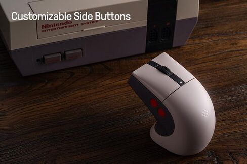 8Bitdo Retro R8 Mouse with Charging Dock, PAW 3395 Optical Sensor DPI 26K, 4K Polling Rate, Programmable Buttons, Kailh Sword GM X Micro Switches, Ambidextrous - N Edition in Saudi Arabia
