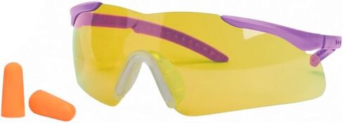 Youth and Women's Passive muff and Glasses combo, Purple in Saudi Arabia