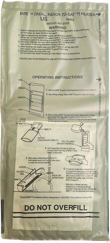 USGI Flameless Ration Heater [FRH] - Water Activated, Single Use - Perfect for most Rations, MREs, FSRs, HDRs, MCWs, MOREs and Civilian Meals Ready to Eat (12) in Saudi Arabia