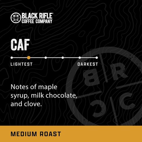 Black Rifle Coffee Company CAF, Medium Roast Coffee Pods with 2X the Caffeine, 32 Single Serve Coffee Pods in Saudi Arabia