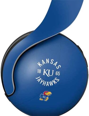 Skinit Decal Gaming Skin Compatible with Pulse 3D Wireless Headset for PS5 - Officially Licensed University of Kansas Jayhawks Established 1865 Design in Saudi Arabia