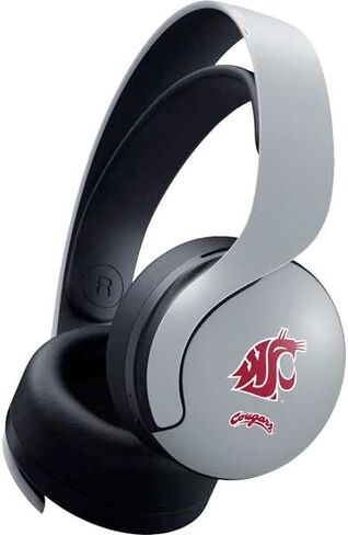 Skinit Decal Gaming Skin Compatible with Pulse 3D Wireless Headset for PS5 - Officially Licensed Washington State University WSU Cougars Design in Kuwait