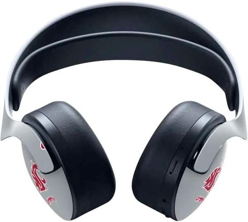 Skinit Decal Gaming Skin Compatible with Pulse 3D Wireless Headset for PS5 - Officially Licensed Washington State University WSU Cougars Design in Kuwait