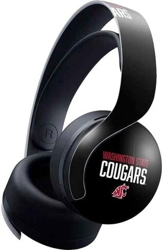 Skinit Decal Gaming Skin Compatible with Pulse 3D Wireless Headset for PS5 - Officially Licensed Washington State University WSU Cougars Design in Kuwait