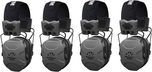 Walker's Razor Slim Shooter Electronic Hunting Folding Hearing Protection Earmuffs with 23dB Noise Reduction and Sound Amplification, (2 Pack) in Saudi Arabia