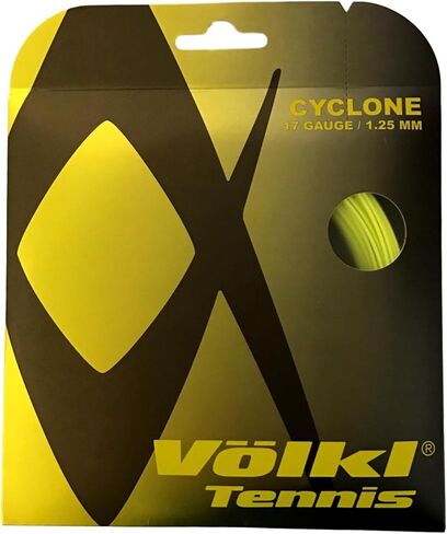 Volkl Cyclone | Tennis Racquet String | Spin & Control | Ten-Sided co-Polymer (Black, 17, Reel) in Saudi Arabia