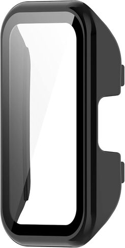 FitTurn Compatible with Huawei Band 10/10 NFC/9/9NFC/8/8NFC Screen Protector Cases Replacement PC Slim Case Cover 3D Full Coverage Tempered Glass Screen Protector for Huawei Band 10 Fitness Tracker Watch (Black*3) in Saudi Arabia