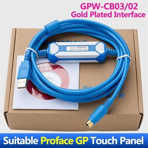 تصميم GPW-CB03 كابل البرمجة اللمسات اللمس المناسبة أسفل الخط GP37W2 USB-GPW-CB03 GPW-CB02 (عزل FTDI) in Kuwait
