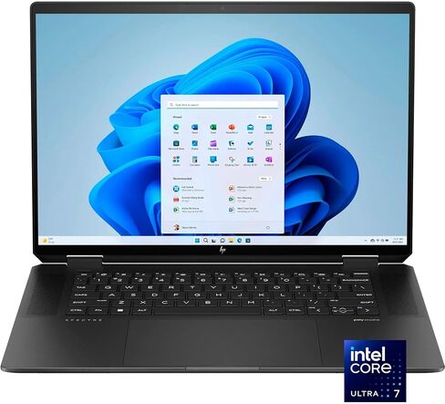 HP Spectre x360 2-in-1 Laptop for Creator Designer Business Professional 16" WQXGA Touch Intel 16-core Ultra 7 155H (Up to 11 Tops) 16GB RAM 1TB SSD Intel Arc Graphic Win11Pro ICP Hub w/Copilot AI PC in Saudi Arabia