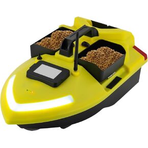 Rc Bait Boat with GPS Fishing Bait Boat GPS Positioning Remote Control Fishing Nesting Boat with Anti-Tangle Protective Cover Searchlight (Control Distance 500m/1640.42ft)